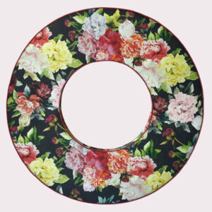 Romantische fotolijst met bloemenpatroon 113cm