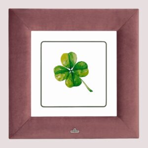 Romantische fotolijst met velours stof 50x50cm