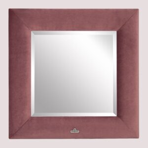 Romantische spiegel met velours 50x50cm
