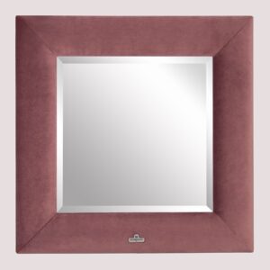 Romantische spiegel met velours 50x50cm